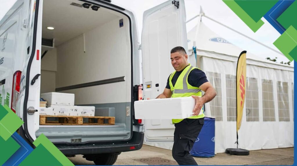 Chiller Van for Rent in Dubai: The Complete Guide for Businesses 1 Refrigerated chiller van for rent in Dubai parked for food delivery service